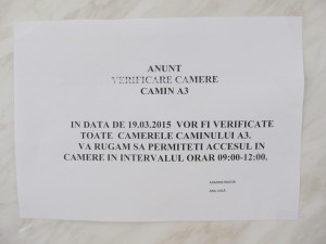 anunt verificare camine