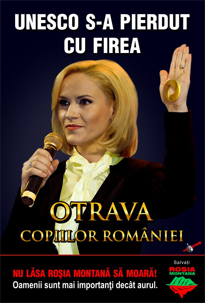 Asta a fost reacția civică (afiș MindBomb) la adresa Gabrielei Firea, în toamna lui 2013. Să te prezinți cu un astfel de candidat la Primăria București e o dovadă că PSD continuă să ne sfideze