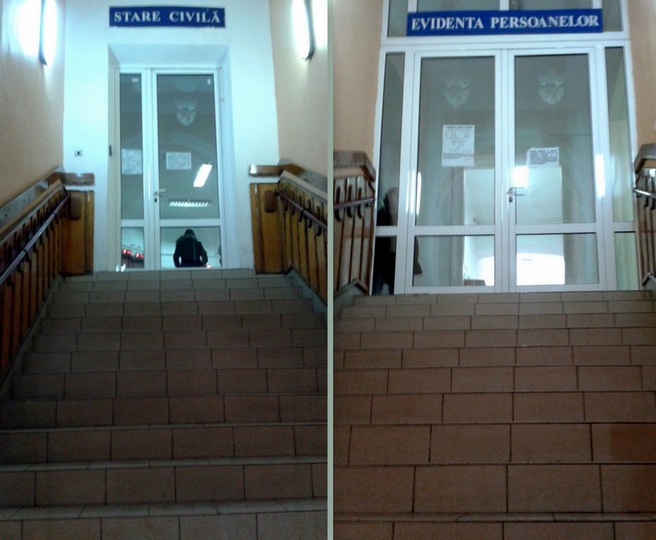 Accesul la informația de interes public și la servicii pentru persoanele cu dizabilități, un coșmar în instituţiile publice (GALERIE FOTO)