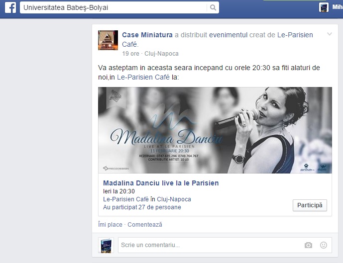Super-oferta ”Universității Babeș-Bolyai” pe Facebook. Asta da, comunitate academică! (Galerie FOTO)