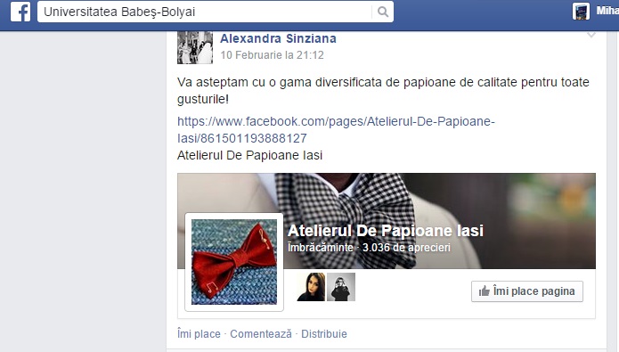 Super-oferta ”Universității Babeș-Bolyai” pe Facebook. Asta da, comunitate academică! (Galerie FOTO)