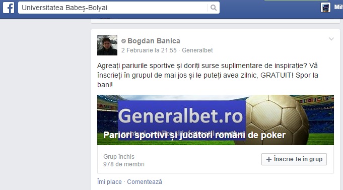 Super-oferta ”Universității Babeș-Bolyai” pe Facebook. Asta da, comunitate academică! (Galerie FOTO)