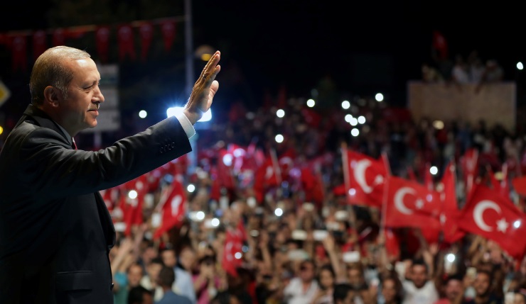 Erdogan – „miting pentru democrație și martiri”