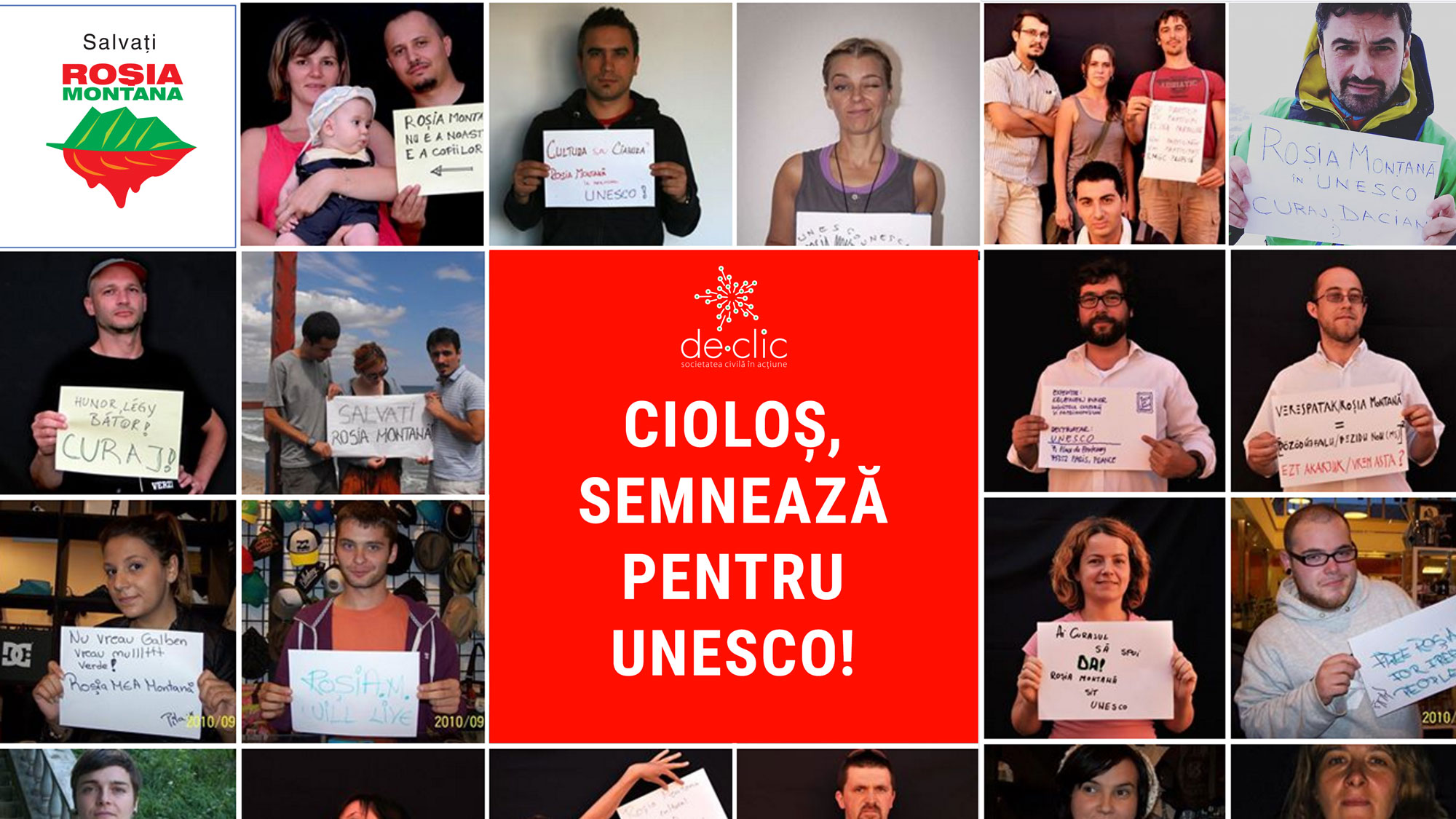 Peste 8.000 de semnături pentru depunerea dosarului Roșiei Montane la UNESCO