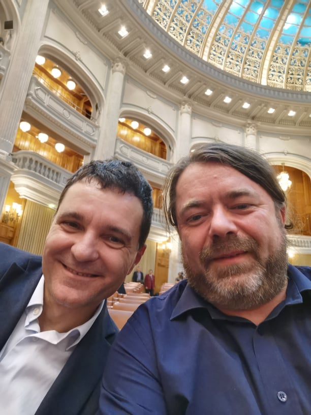 Nicușor Da, Ana Ciceală, Mihai Goțiu. Foto: Arhiva personală