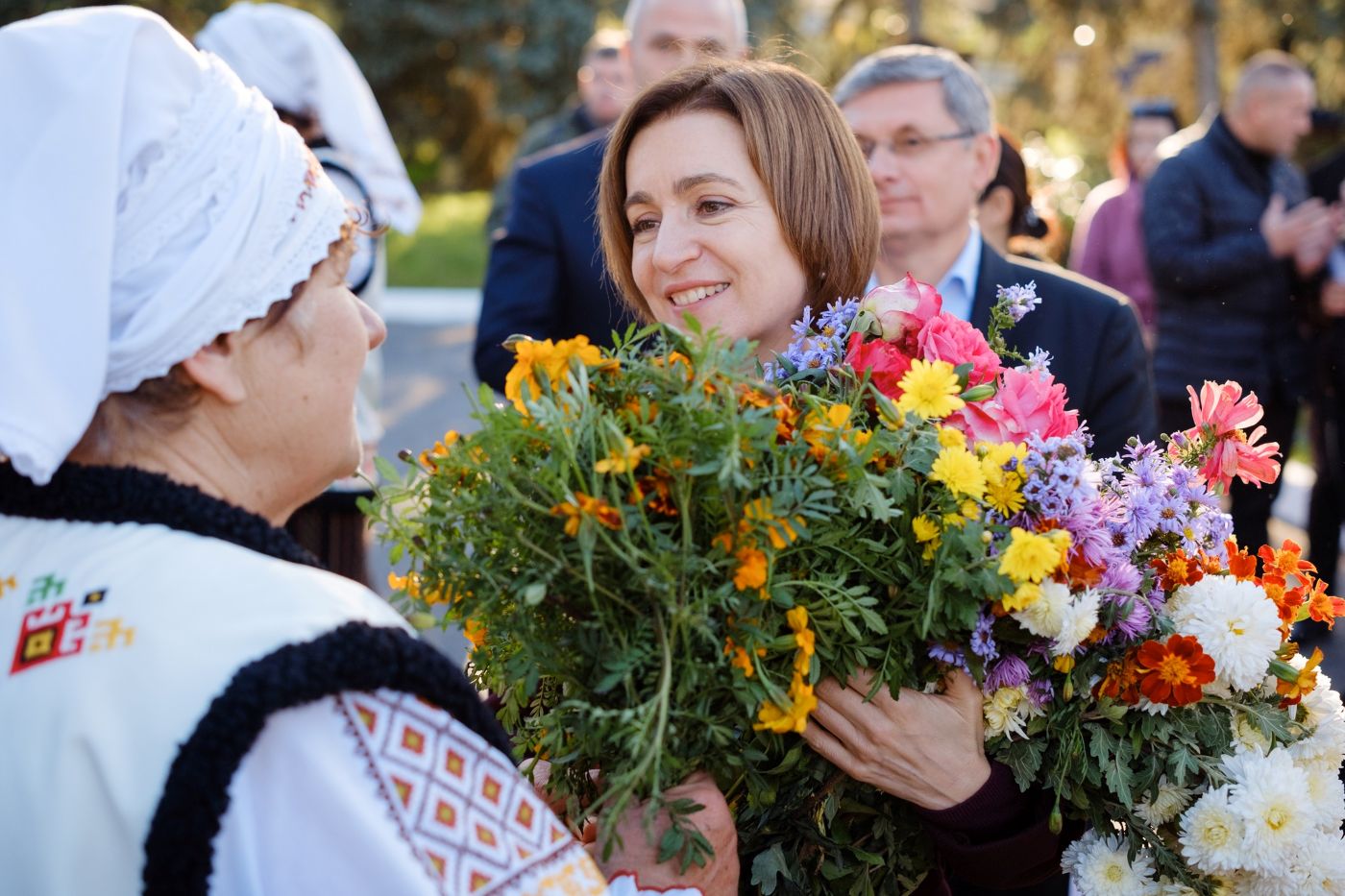 Maia Sandu, în campanie electorală în Republica Moldova. Foto: Facebook/ Maia Sandu