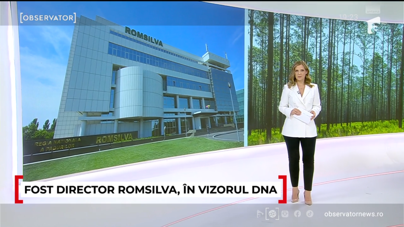 Preluare anchetă dezvăluiri România Curată despre directorii Romsilva pe Antena 1 (Observator)