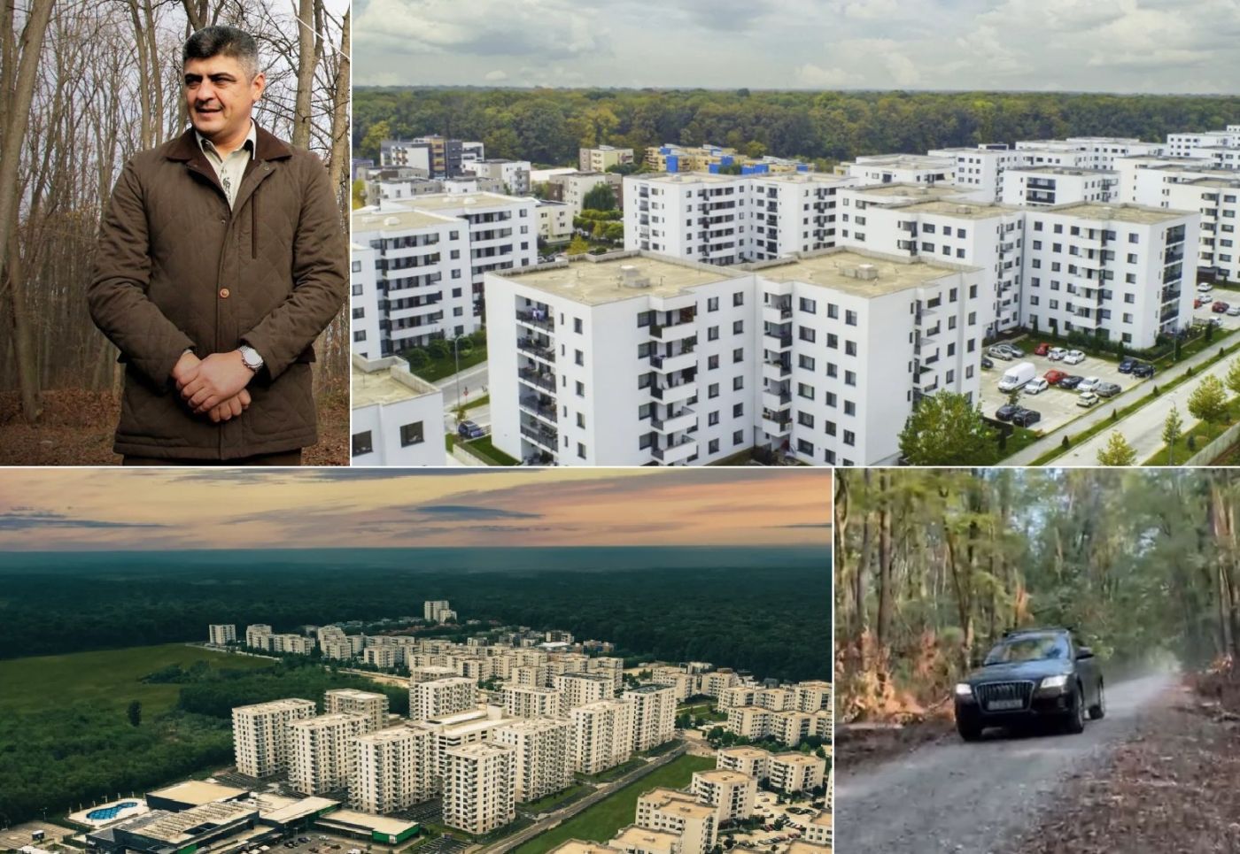 Cartierul Greenfield, construit în Pădurea Băneasa și Cezar RĂduță, director DS Ilfov, Romsilva