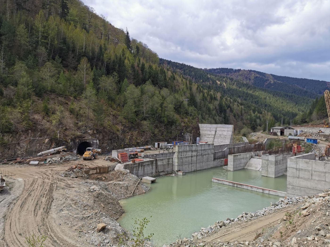 Șantierul proiectului Surduc Șiriu