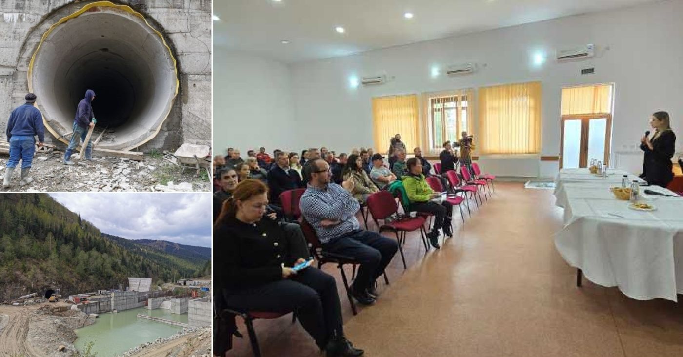 Întâlnirea a ministrei Mediului, Diana Buzoianu, cu localnici din Gura Teghii, legată de proiectul Hidroelectrica Surduc Siriu