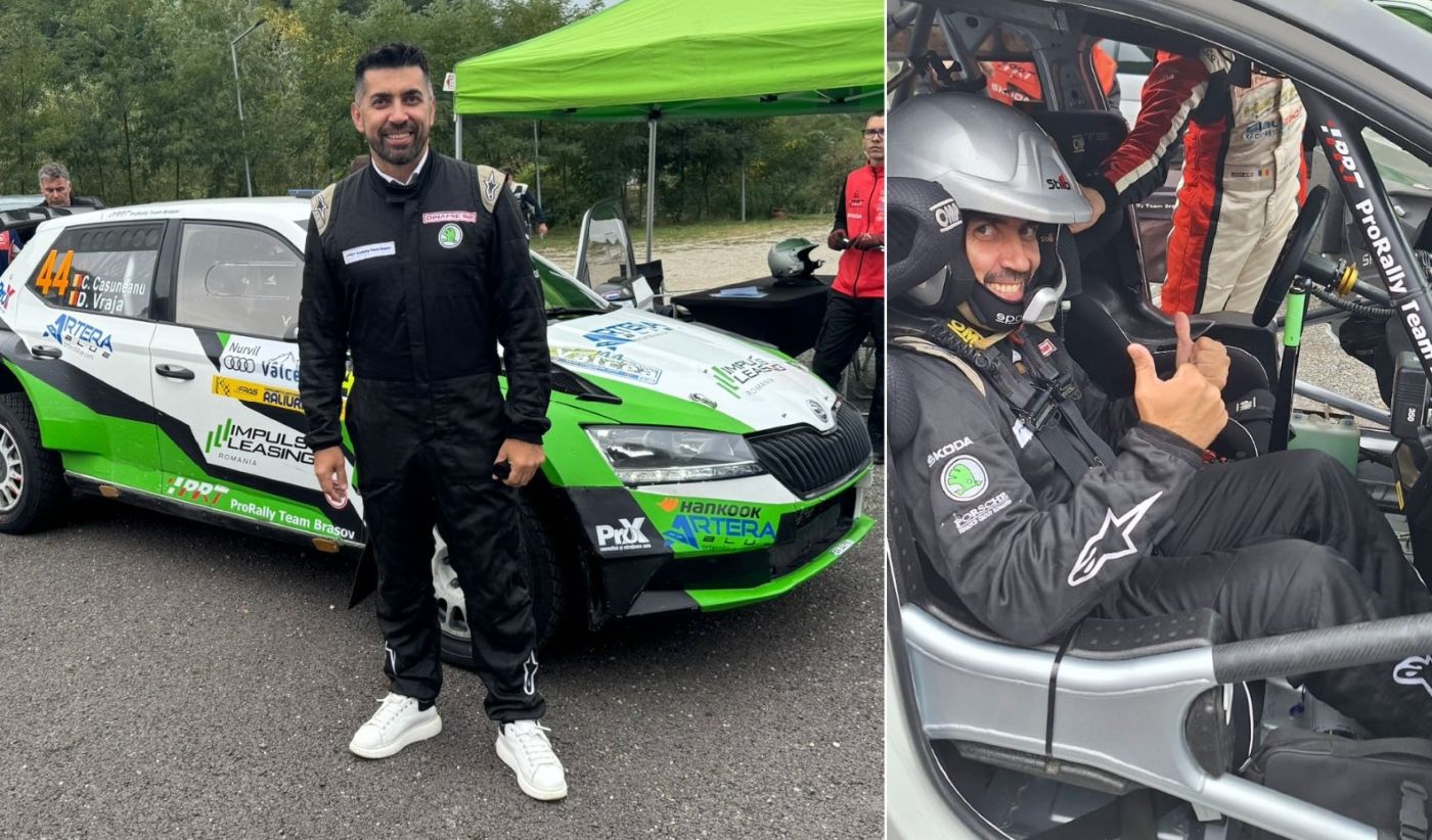 Marius Dan Sîiulescu, director Romsilva, co-pilot în Raliul Vâlcii