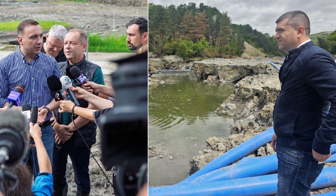 Miniștrii Economiei Bogdan Ivan și Radu Miruță, la Praid