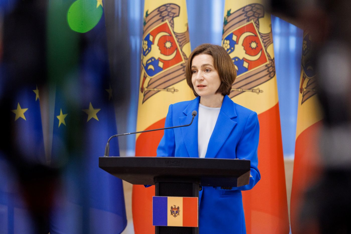 Maia Sandu, președinta Republicii Moldova