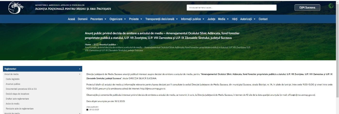 Decizie aviz Zamostea