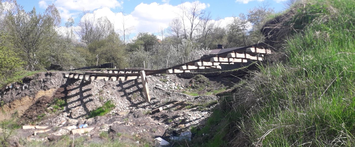 Cale ferată distrusă la Lonea de ”Dorel”