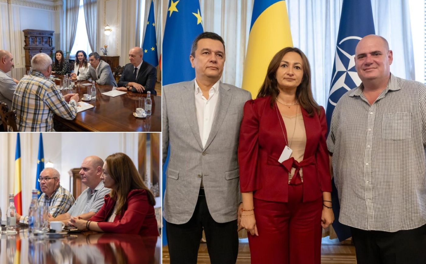 Sorin Grindeanu și întâlnirea cu CEO Euro Sun Mining. Natalia Intotero, Ilie Toma