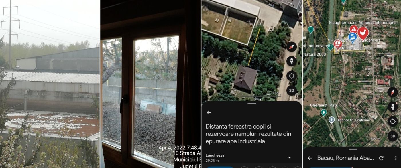 Amplasare stația de epurare și abator Agricola Bacău