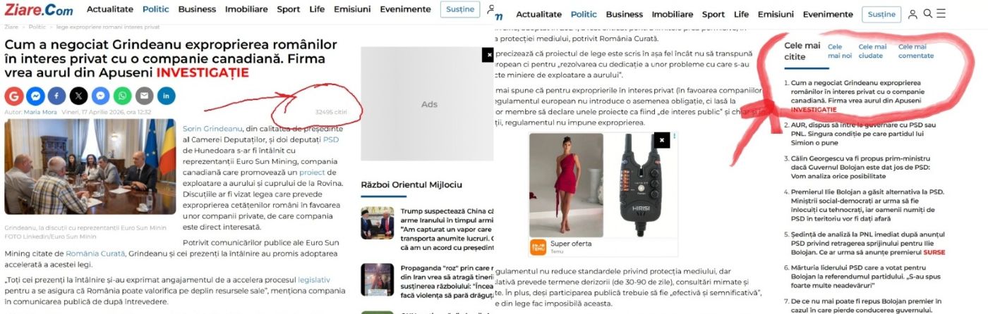 Legea Grindeanu cel mai citi articol pe Ziare.com