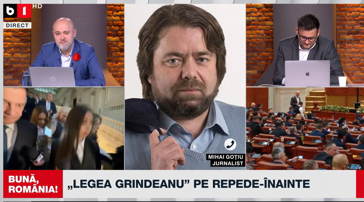 ”Legea Grindeanu”, în dezbatere la B1TV, în emisiunea ”Bună, România!”