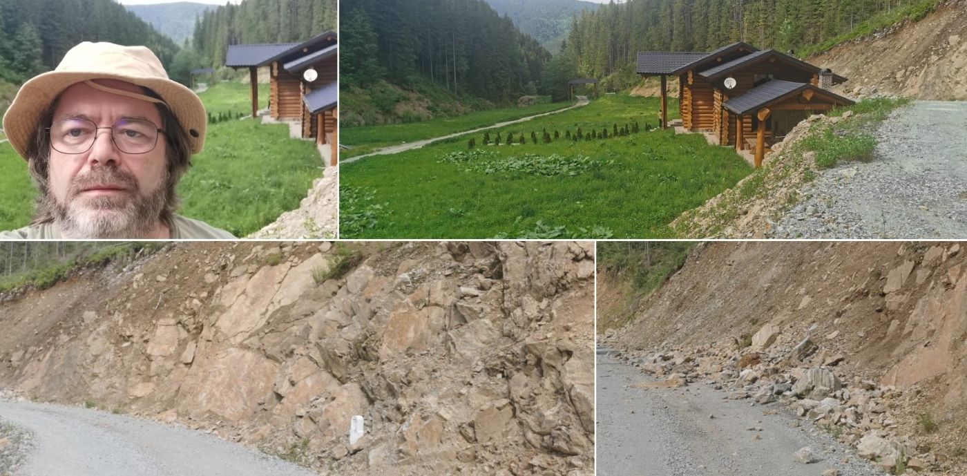 Cabana Cofenilor pe drumul Forestier Catarama