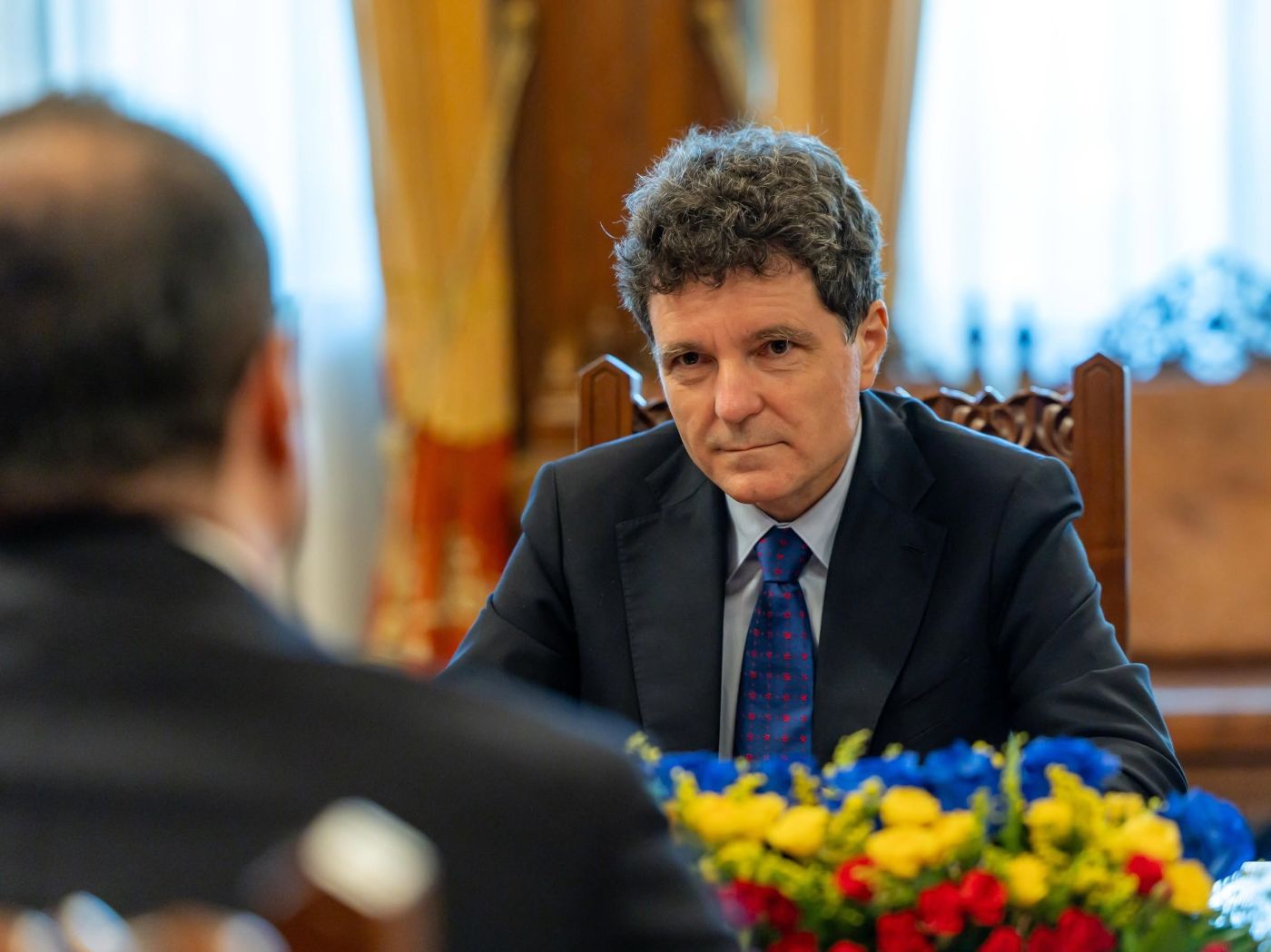 Nicușor Dan, președintele României, discuție cu prim-ministrul Republicii Moldova, Vasile Tofan. 30 iulie 2026. Foto: pagina de Facebook Nicușor Dan