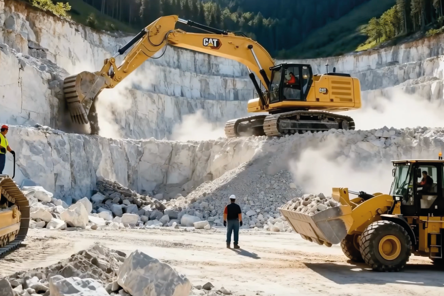 Carieră de magneziu, Rășinari. Foto: Mineral Proiect Invest