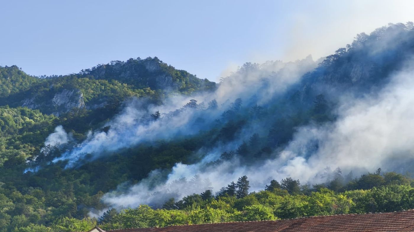 Incendiu în Parcul Național Domogled Valea Cernei 2