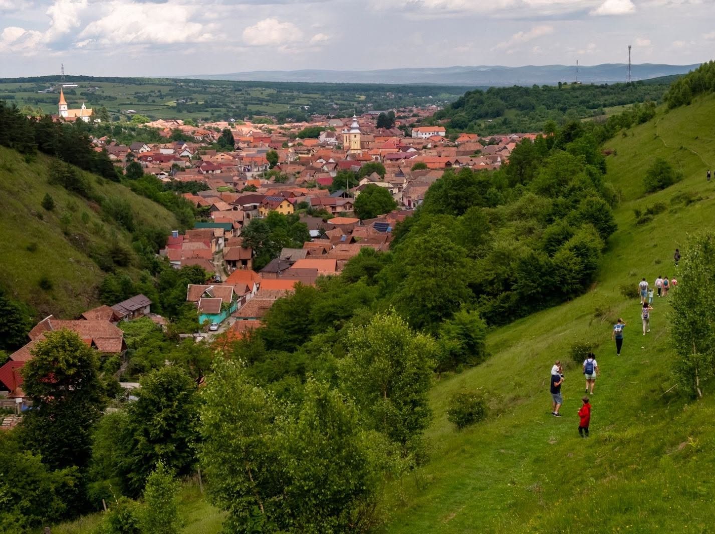 Rășinari. Vedere panoramică